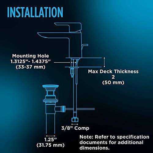 Polished Chrome Single Handle Bathroom Sink Faucet J415