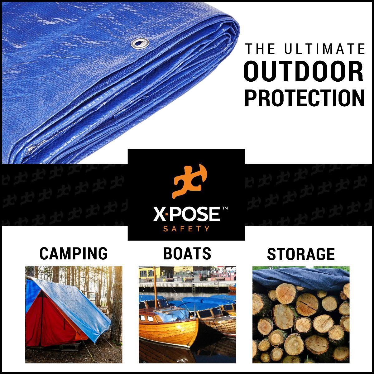 Blue Poly Tarps 12 x 18 Case of 10 O16430
