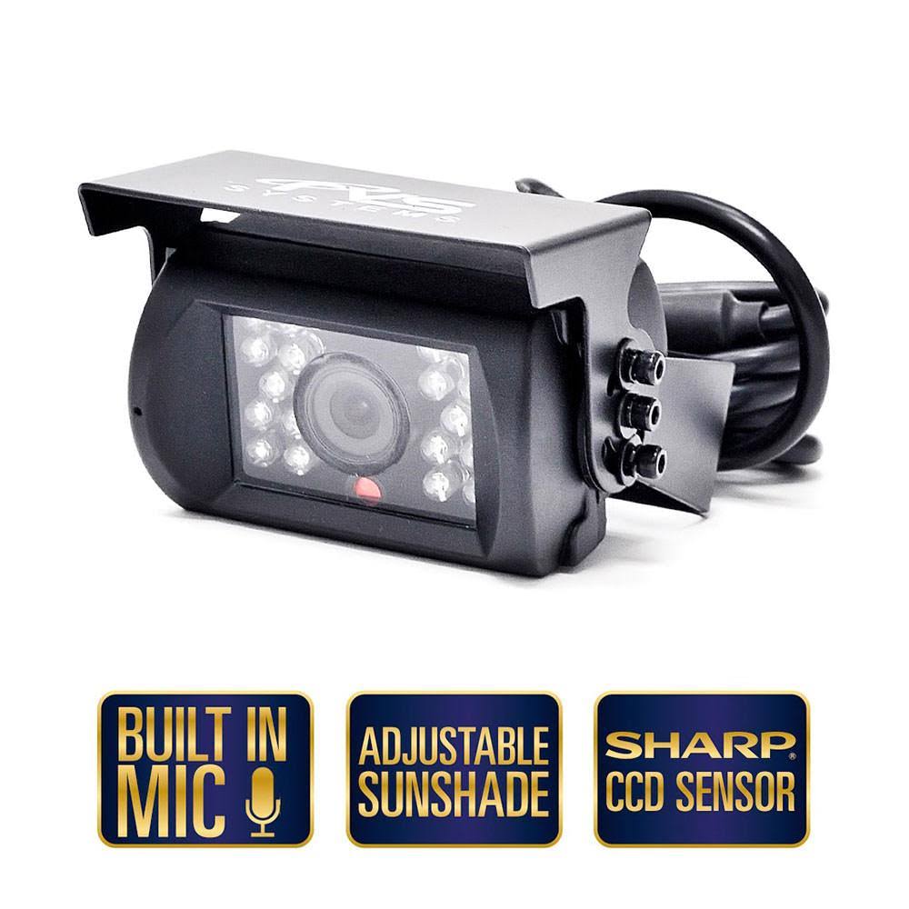 Backup Camera System with Two Camera Setup and Trailer Tow Quick Connect Kit S249