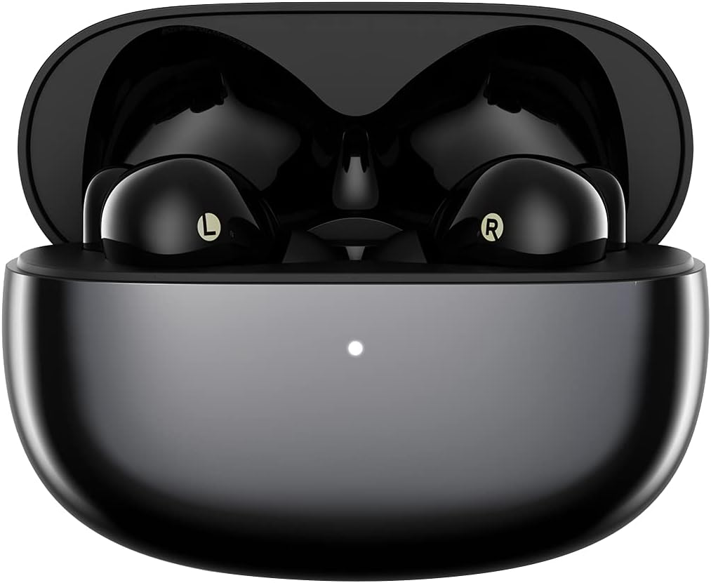 Black Bluetooth Earbuds with Active Noise Cancelling R53899
