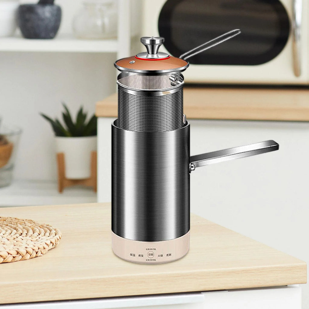 1.8L Stainless Steel Electric Deep Fryer with Basket C745652