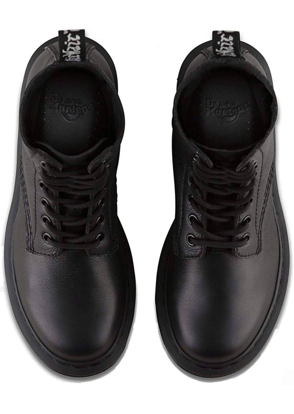 Black Virginia Leather Dr Martens Boots N37506