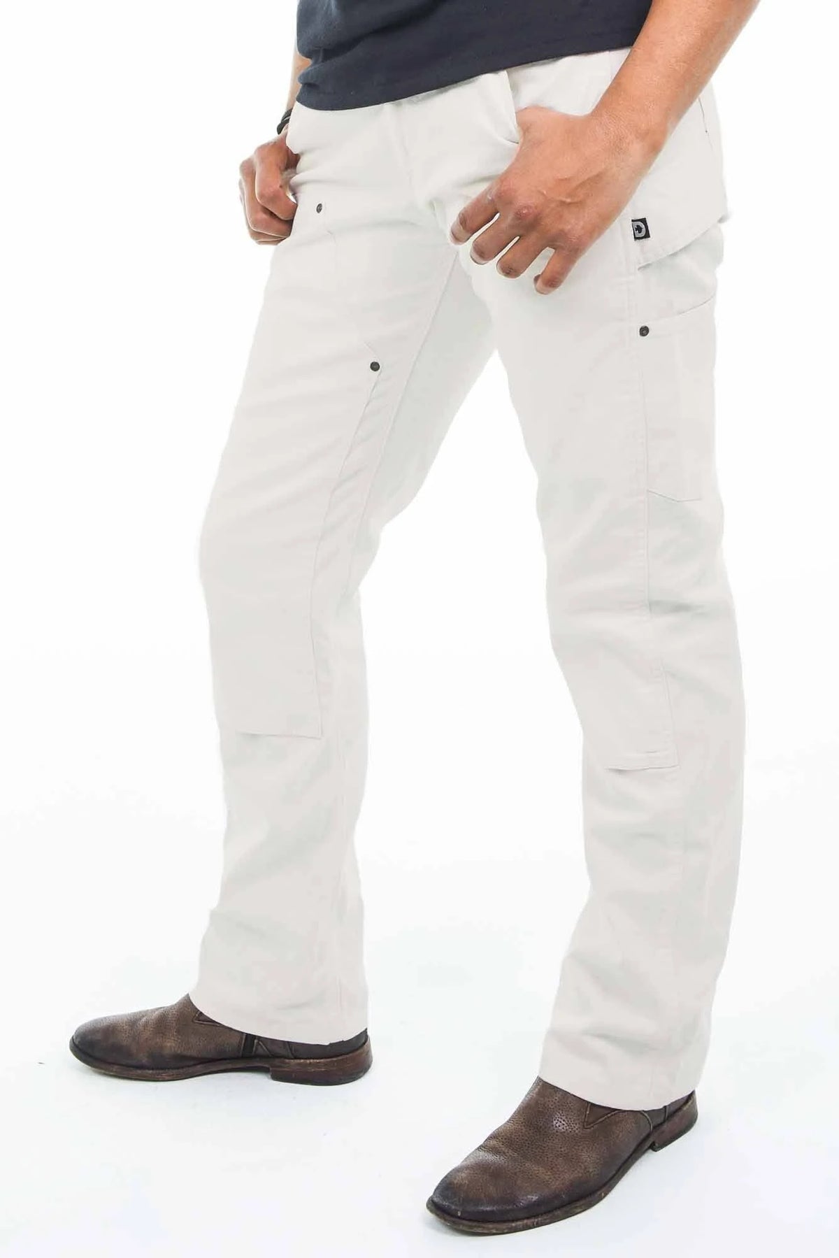 White Canvas Taskpant I62347