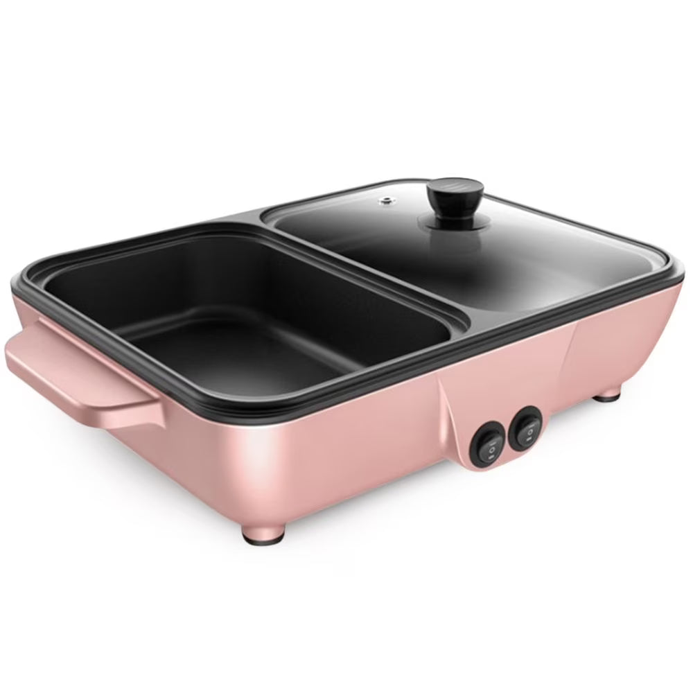 2L Electric Grill Pan Barbecue One Pot 1200W A215693