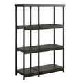 Brown Oak 4 Shelf Bookcase I577