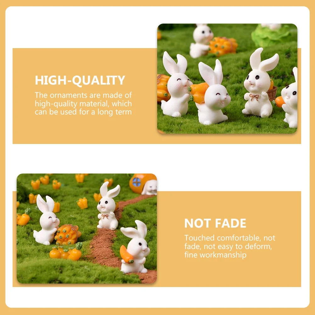 21 Pcs Terrarium Accessories Mini Figurines Forest Animal Figures Z66859