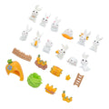 21 Pcs Terrarium Accessories Mini Figurines Forest Animal Figures Z66859