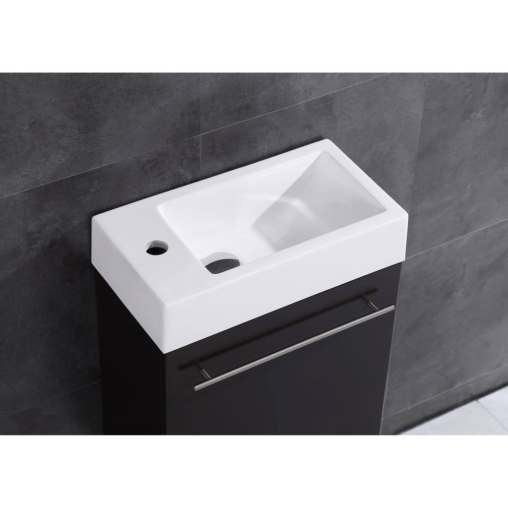 Espresso Modern Vanity Cabinet P677827