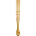 Footed Square Post - White Birch P493