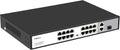 16 Port 10/100Mbps PoE Switch Unmanaged with 2 Gigabit Uplink Ports V39618