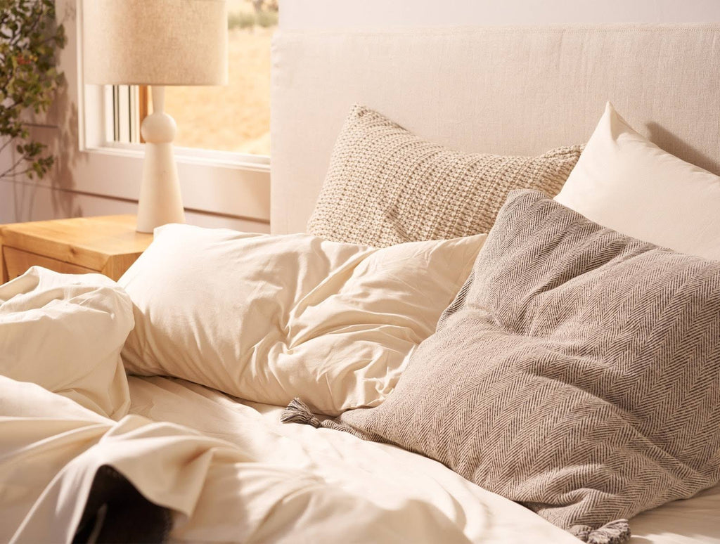 Alpine White Organic Sateen Fitted Sheet, Cal King U615