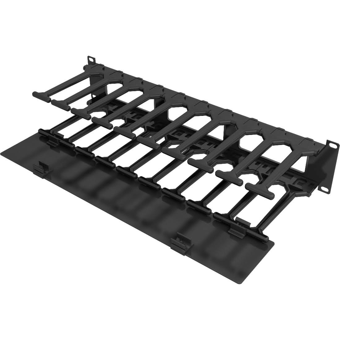 Horizontal Cable Manager Single-Sided with Cover X92623