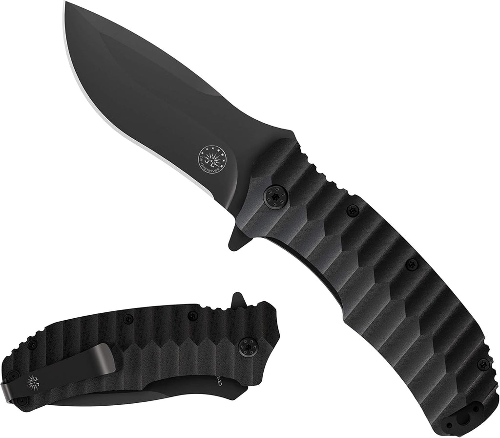 Large Folding Knife with G10 Scales Z60244