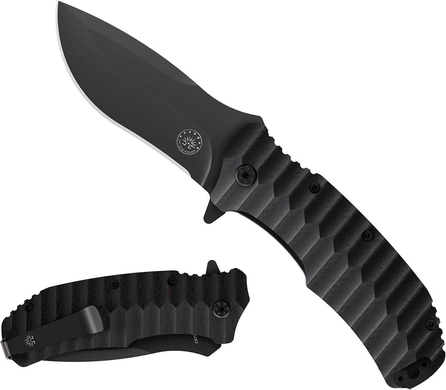 Large Folding Knife with G10 Scales Z60244