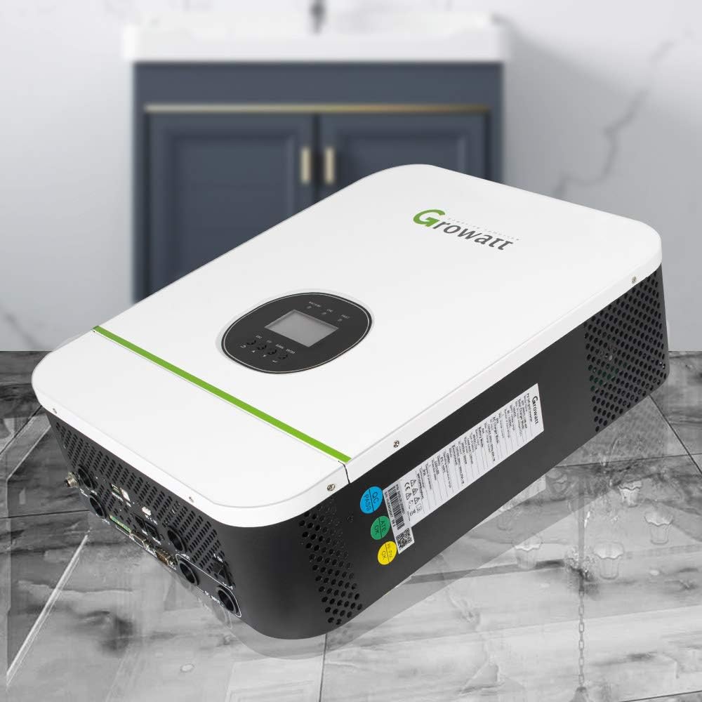 Solar Inverter 3000W 120V/240V Split Phase 80A MPPT 24V/48V M284701