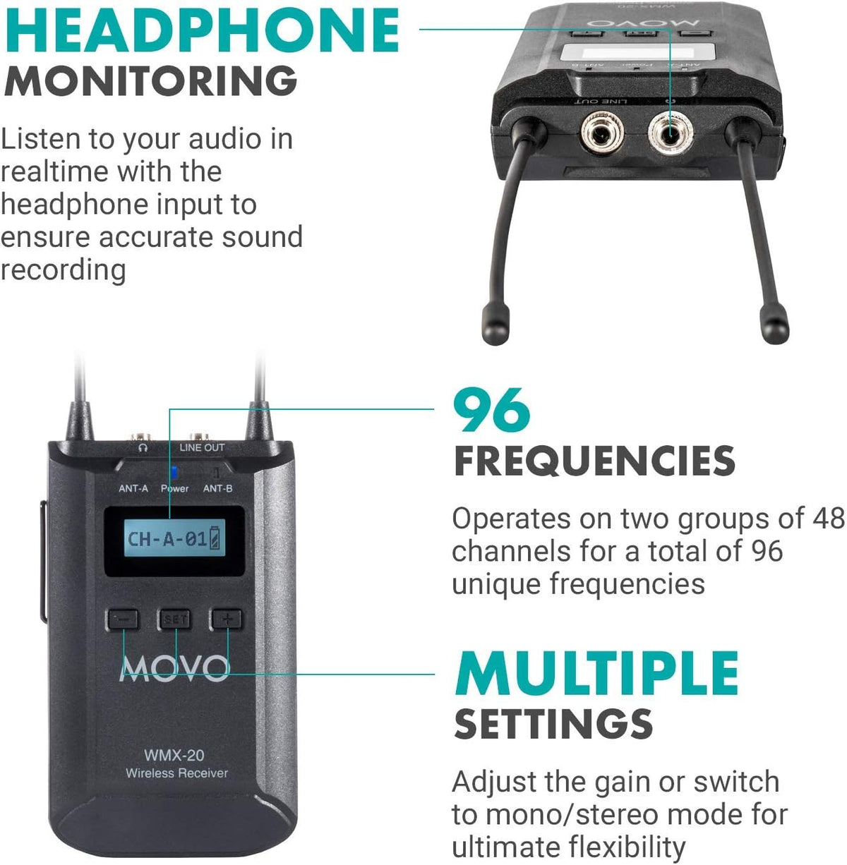 48-Channel UHF Wireless Microphone System M6892