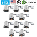 10 Pack 6-Inch IC Air Tight LED Recessed Lighting H7207