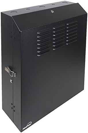 Black 5U Vertical Wall Mount Enclosure Cabinet X1326
