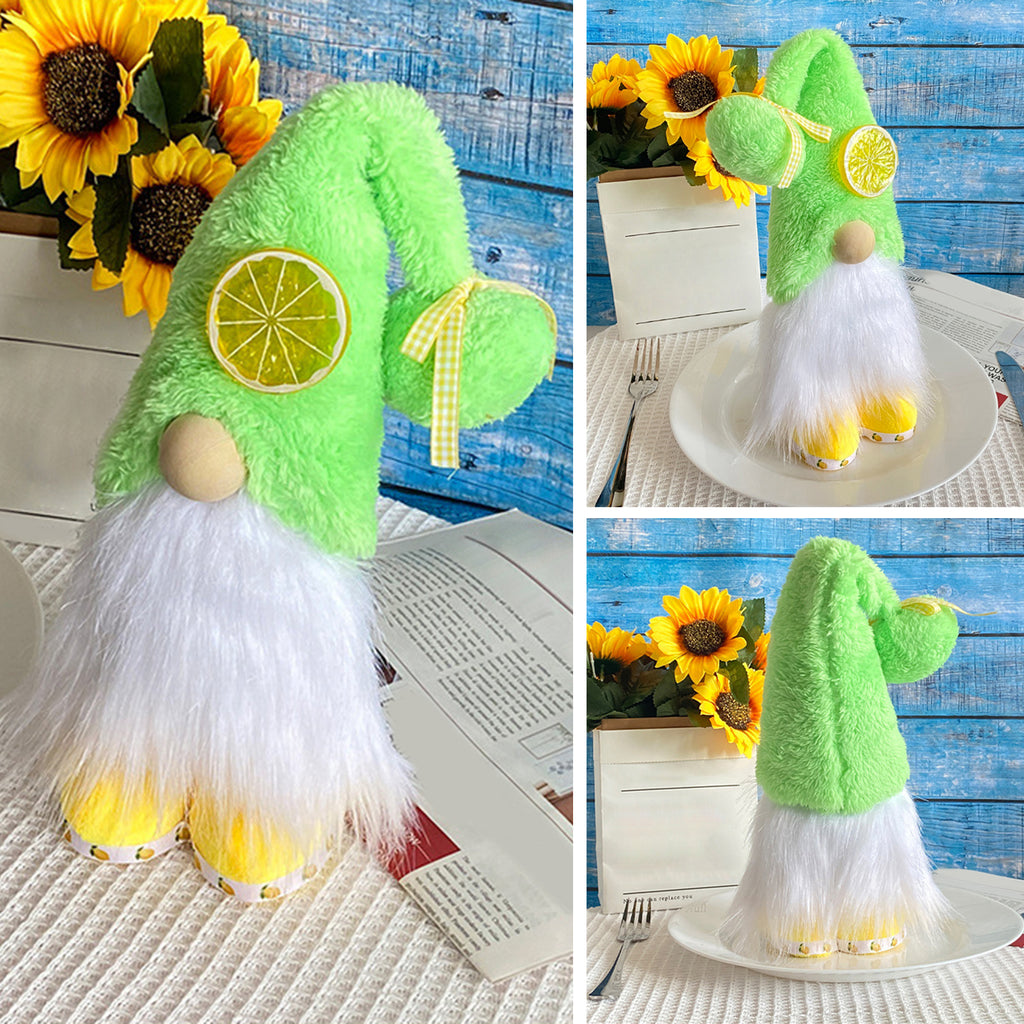 Birch Gnomes Plush Doll Summer Style Faceless Doll Plushie Ornament Home Decor C944077