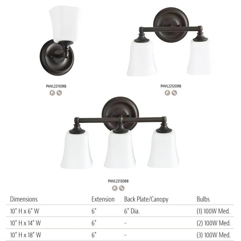 Polished Chrome 18x22 Wide 3 Light Bathroom Fixture U87797