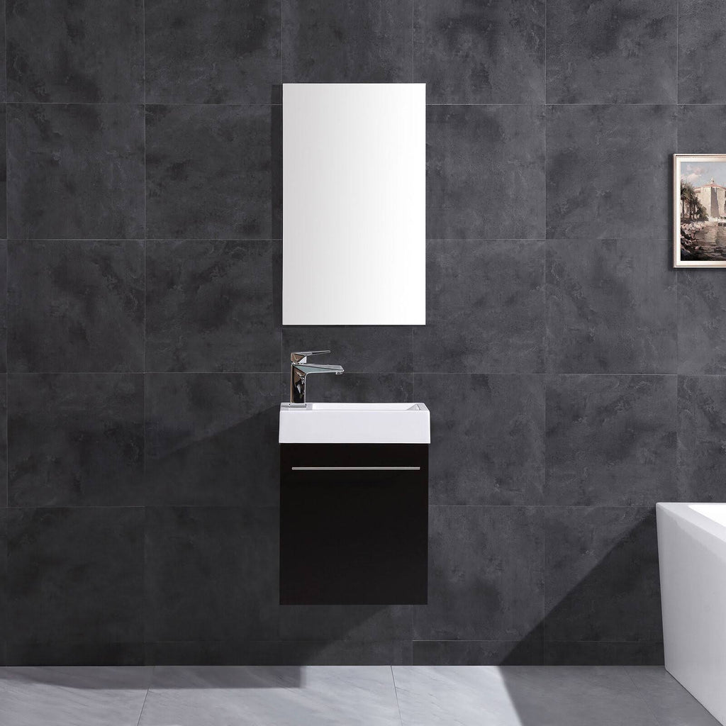 Espresso Modern Vanity Cabinet P677827