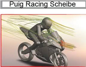 Racing Windscreen Dark Smoke G71644