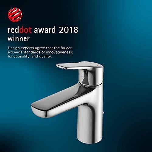 Polished Chrome Single Handle Bathroom Sink Faucet J415