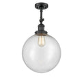 Brushed Satin Nickel Semi-Flush Mount Light G1229