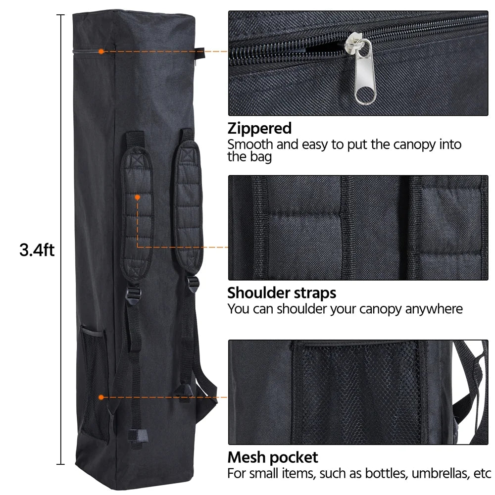 Blue Pop-Up Canopy with Backpack Bag E325
