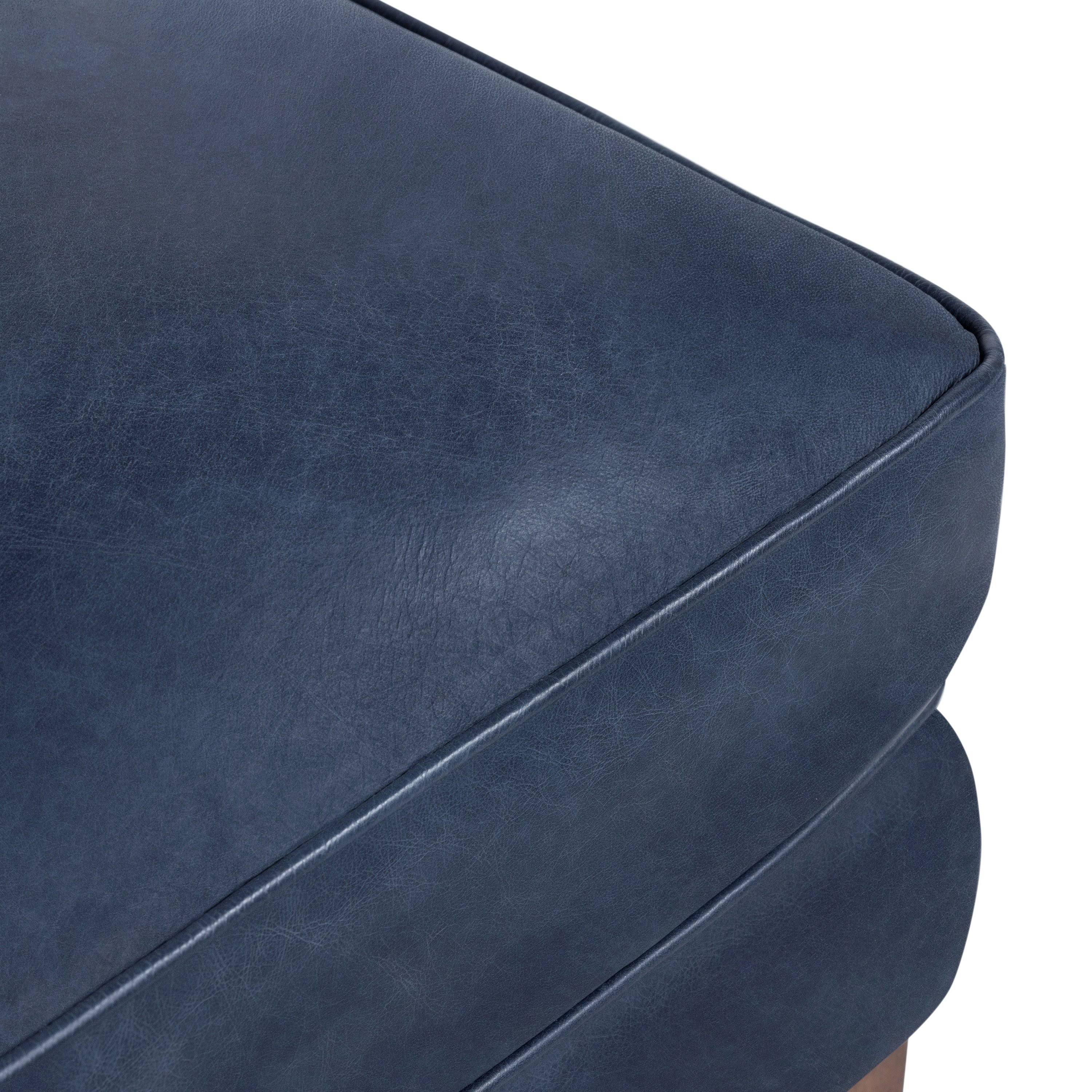Cognac Tan Ottoman H854