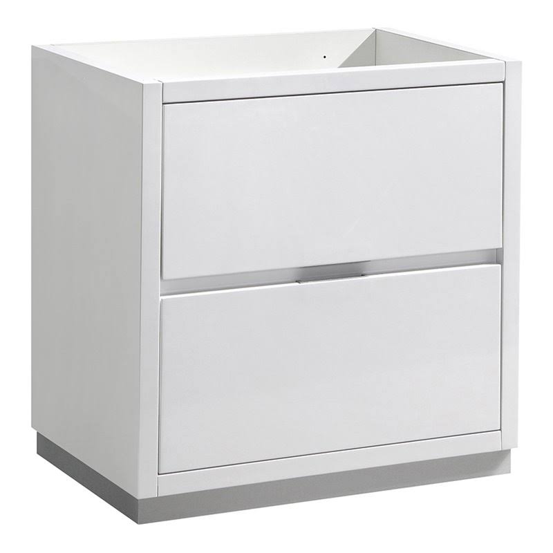 Glossy White Free Standing Bathroom Cabinet Z5675