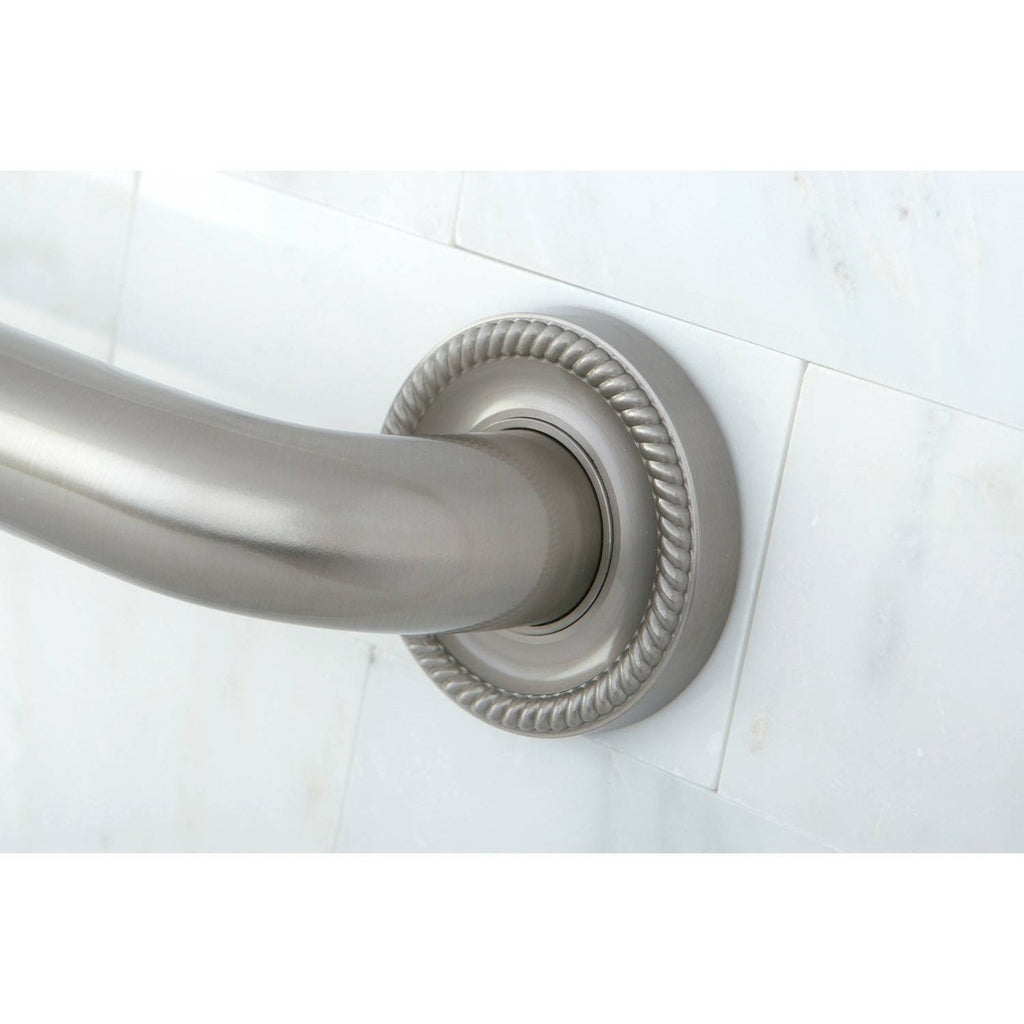 Brushed Nickel Decorative Grab Bar J7633