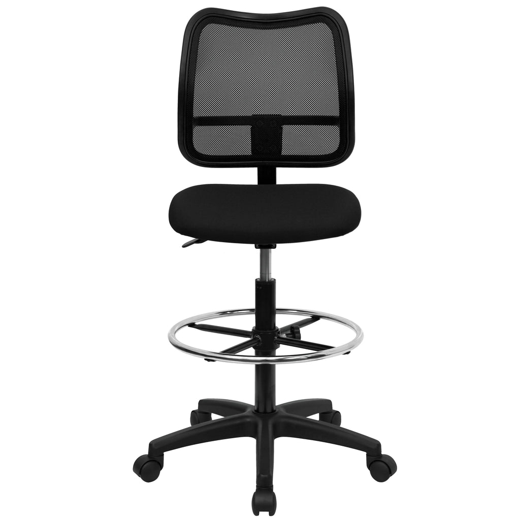 Gray Mesh Drafting Chair V969381