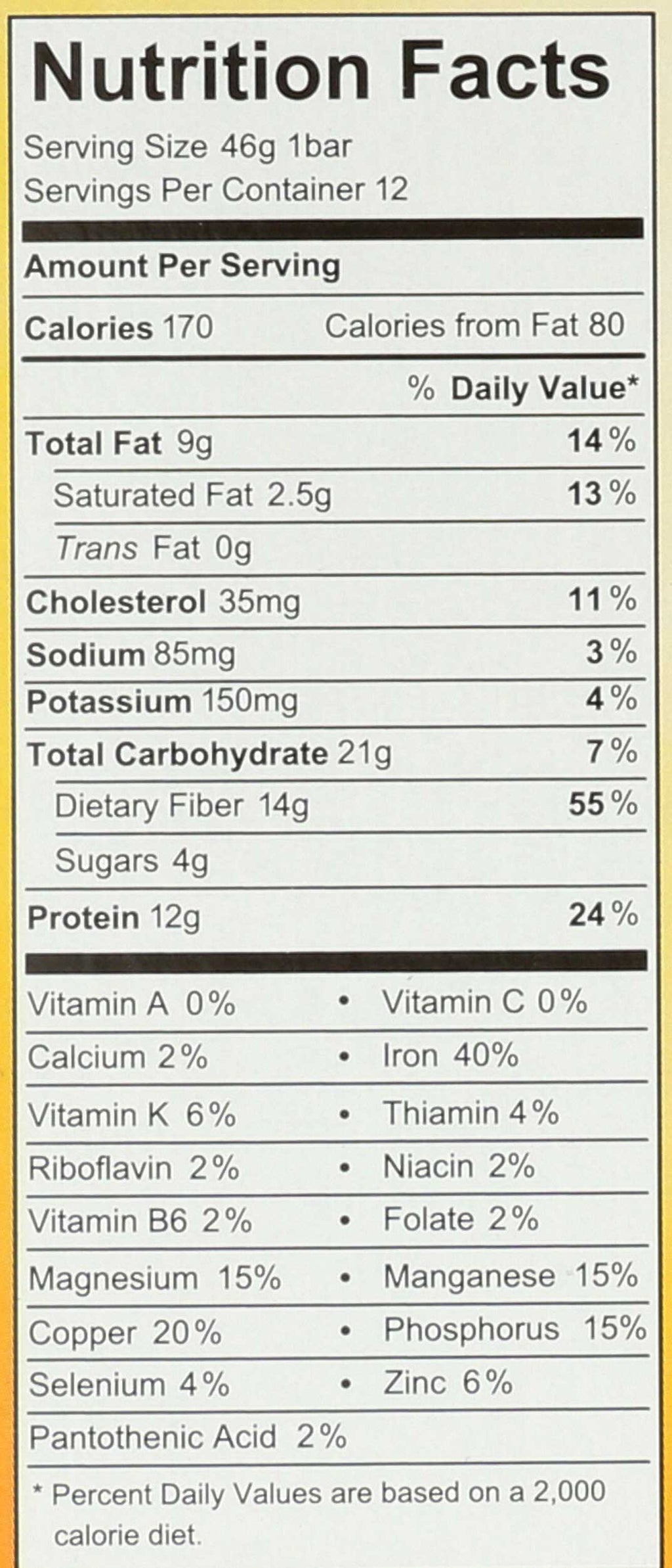 12 Pc Double Chocolate Brownie Batter Protein Bar H158