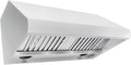 Stainless Steel Wall Range Hood with Baffle Filters H485