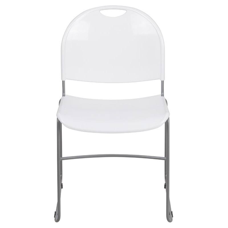 White High Density Stack Chair C652229
