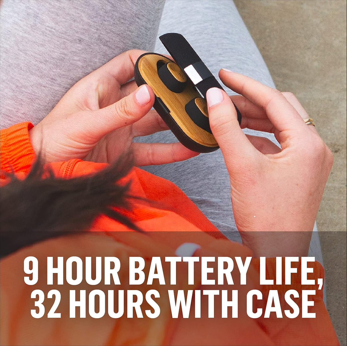 True Wireless Earbuds with Microphone, 32 Hours Total Playtime B796
