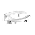 White Plastic Round Toilet Seat Y5130