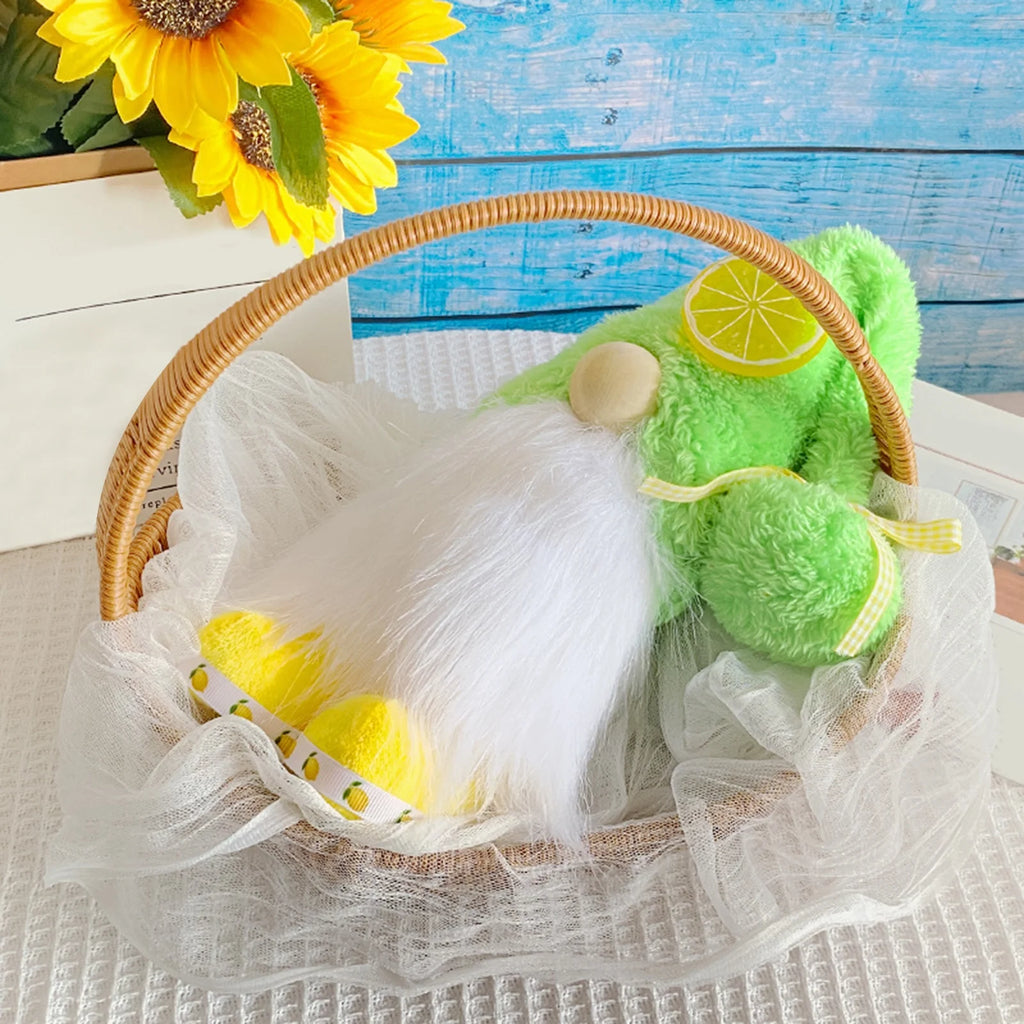 Birch Gnomes Plush Doll Summer Style Faceless Doll Plushie Ornament Home Decor C944077