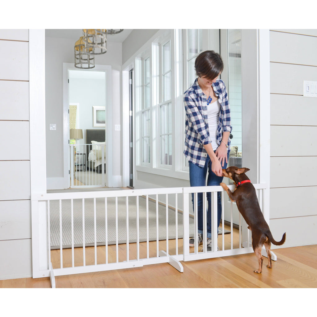 White Step Over Pet Gate T5333