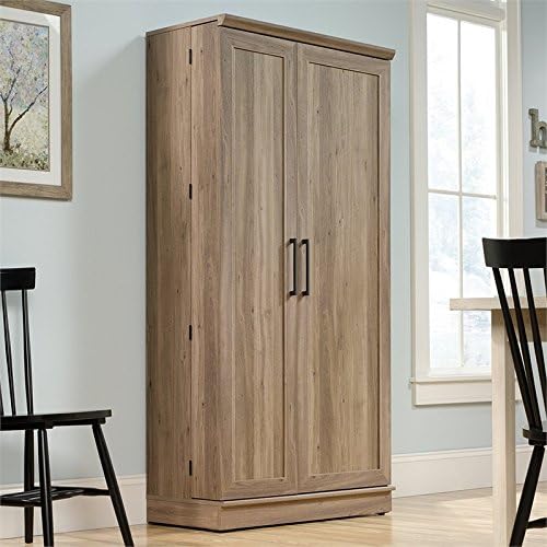 35.36 W Storage Cabinet with Door and Shelves in Salt Oak J460766
