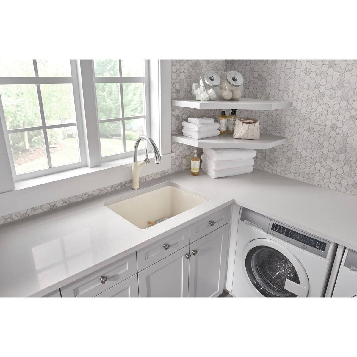 Cafe Brown Laundry Sink Z36107