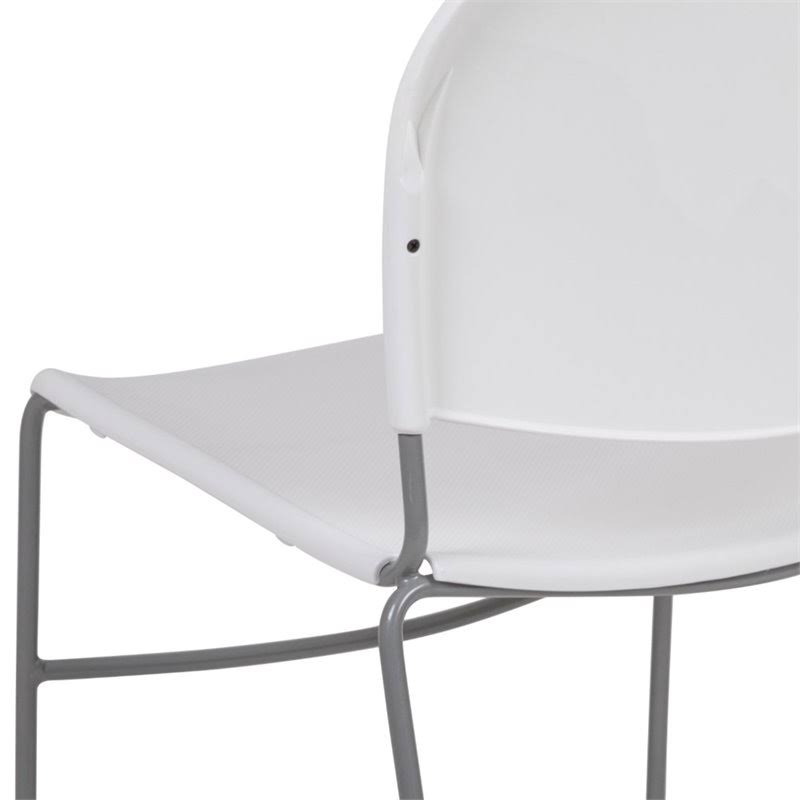 White High Density Stack Chair C652229