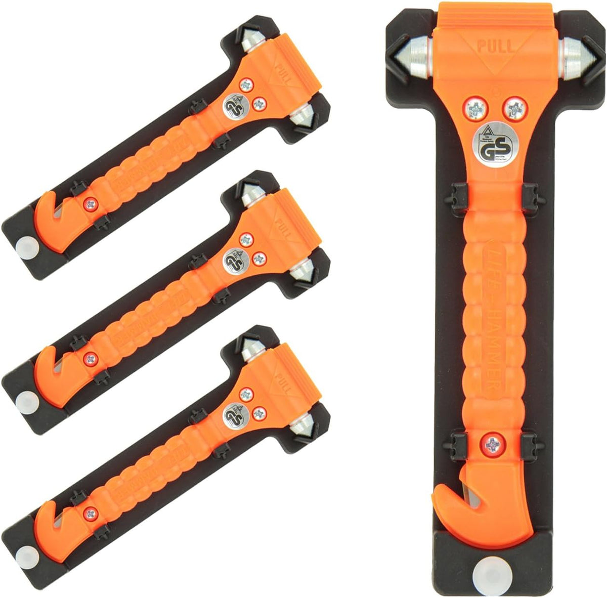 Orange Emergency Hammer 4-Pack Q42847