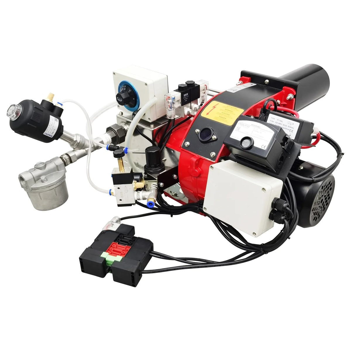 Waste Oil Heater Furnace Air Atomizing Heavy Oil Burner 220V Y455606