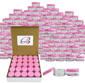 500 Pieces 3 Gram/3ML Plastic Pink Cosmetic Sample Jar Containers C80209