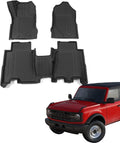 TPE All-Weather Cargo Liners Floor Mats for 4 Door Ford Bronco U440316