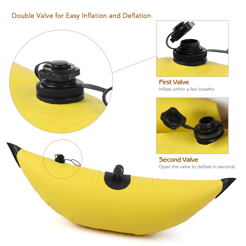 Kayak PVC Inflatable Outrigger Float Stabilizer Kit R7836