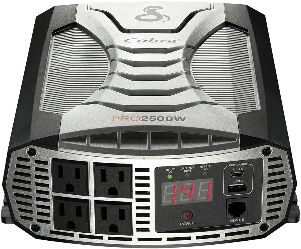 3000W Power Inverter with 4 AC Outlets and 2 USB Ports S327