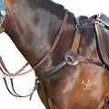 Black Leather Breastplate R7155